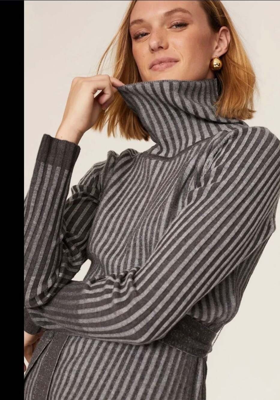 TOME Collective x Rent The Runway Ribbed Turtleneck Sweater